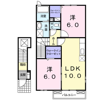 【間取り】 | ヴィラ・プラシード | 間取図