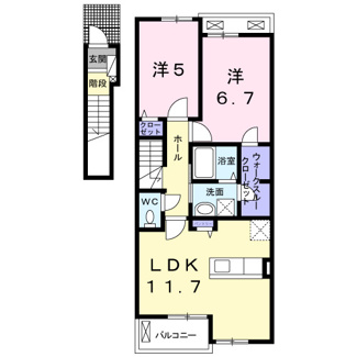 【間取り】 | マーベラス　Ｂ | 間取図