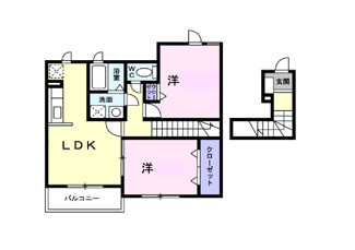 【間取り】 | ドゥメゾンＣ | 間取図