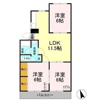 【間取り】 | 第３山忠マンション