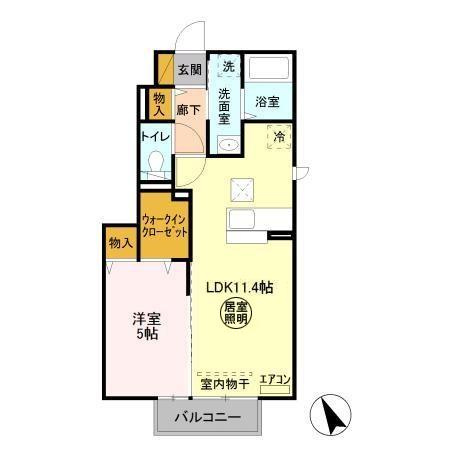 スバルコーポＳの間取り