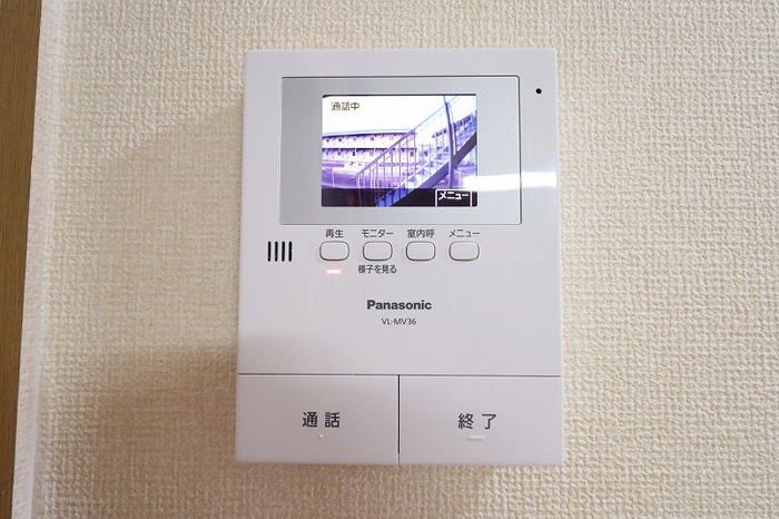 メゾンドノアのセキュリティ|カラーモニター付インターホン（録画機能付）
