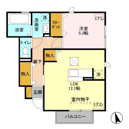 ラ・メゾン・デ・バニラの間取り