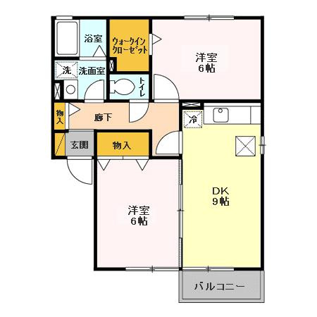 エバーグリーンハイツ Ⅰ･Ⅱの間取り