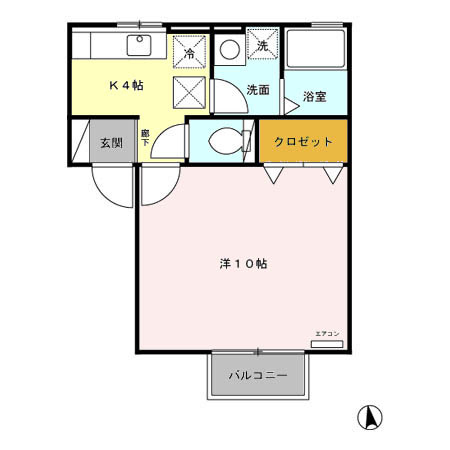 アクシス真鍋の間取り