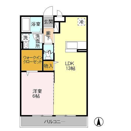 L´ARCHE（ラルシュ）の間取り