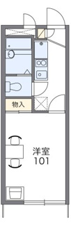 【間取り】 | レオパレスMISHIMA | 画像2