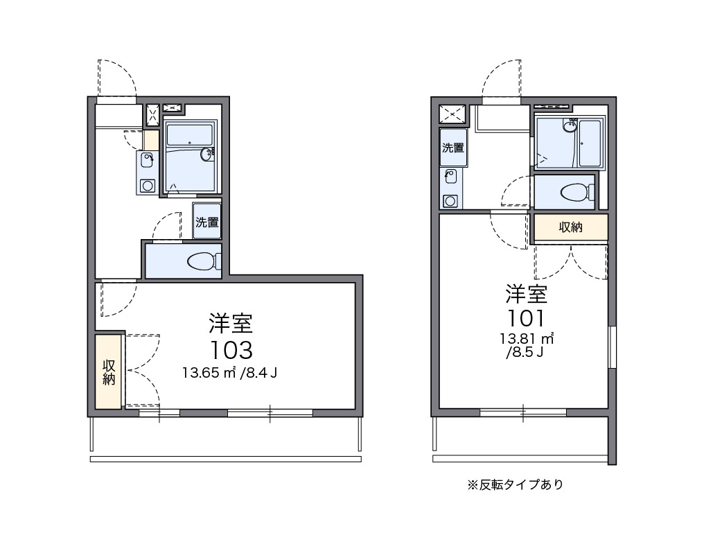 レオパレスメゾンヒラツカBの間取り|画像2