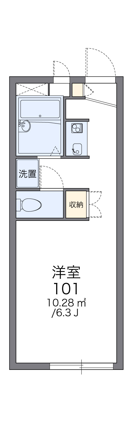 レオパレスエトワールの間取り|画像2
