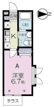 グランビル清水の間取り