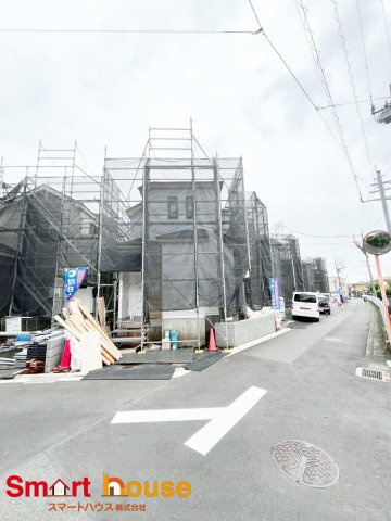 相模原市緑区二本松2丁目　新築販売8棟の前面道路含む現地写真|H号棟