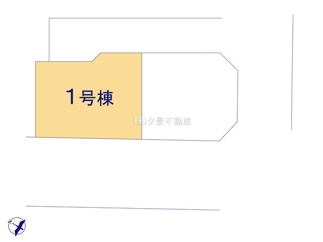 《仲介手数料無料》緑区宮本２丁目25-7新築一戸建てファーストタウンの区画図