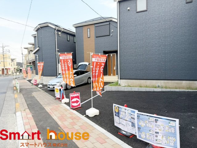 昭島市昭和町第5　新築6棟の駐車場|現場写真
