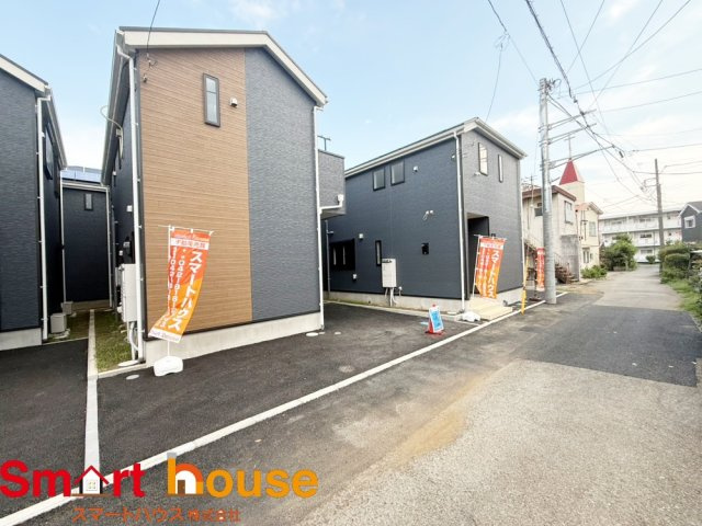 昭島市昭和町第5　新築6棟の前面道路含む現地写真|3号棟・4号棟外観