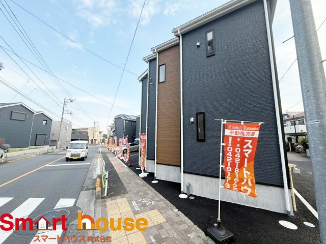 昭島市昭和町第5　新築6棟の前面道路含む現地写真|現場全体写真