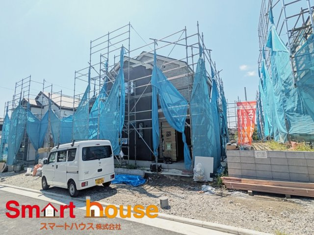 桂台西5期全8棟の前面道路含む現地写真