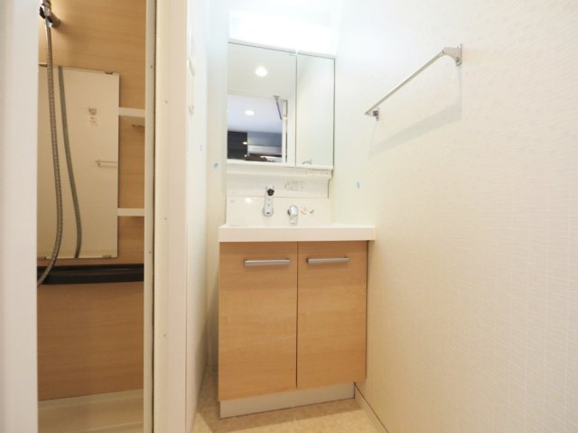 大阪市東成区東小橋１丁目の賃貸マンションの独立洗面台