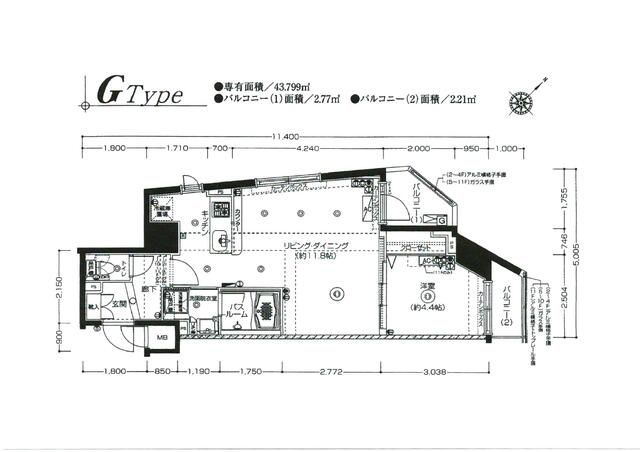 フェニックス新横濱クアトロの間取り