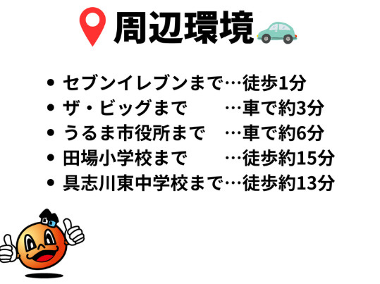 うるま市字田場の土地図