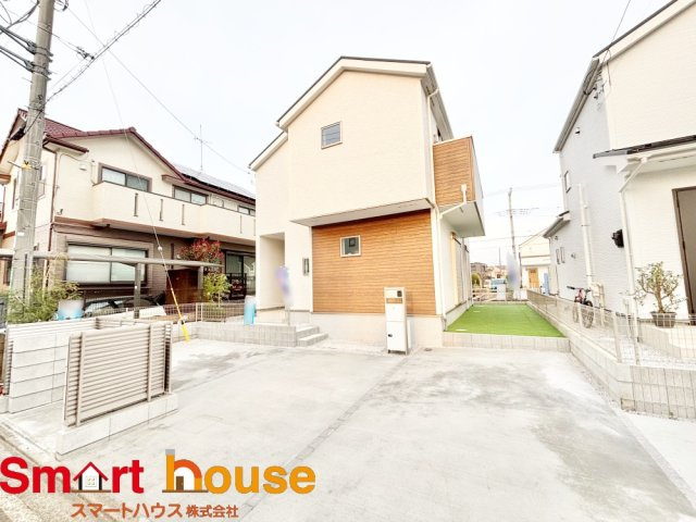 相模原市緑区原宿南1丁目　新築全7棟の外観|オシャレな外観は、人の目を引くだけではなく自慢したくなりますね！植木を置いたりアレンジは、自由です。自分の好みに仕上げましょう♪