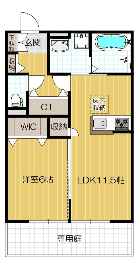 リベルテ　Ａの間取り