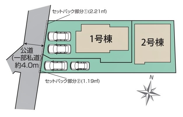 東久留米市下里花小金井　全2棟　2号棟