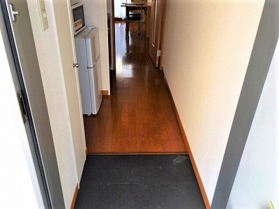 レオパレスロータスの玄関