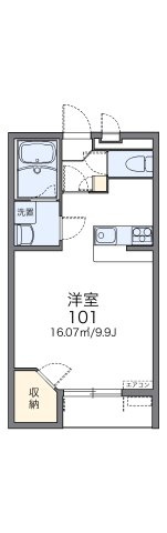 レオネクストオブリガードの間取り|画像2
