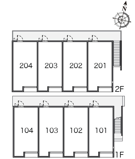 レオネクストボナールドミールの区画図|画像3