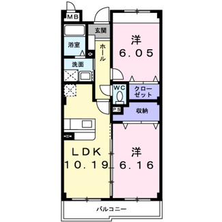 【間取り】 | ボヌールフォンテーヌ | 間取図