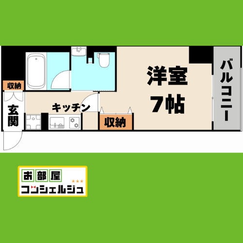 フレールコート東別院の間取り