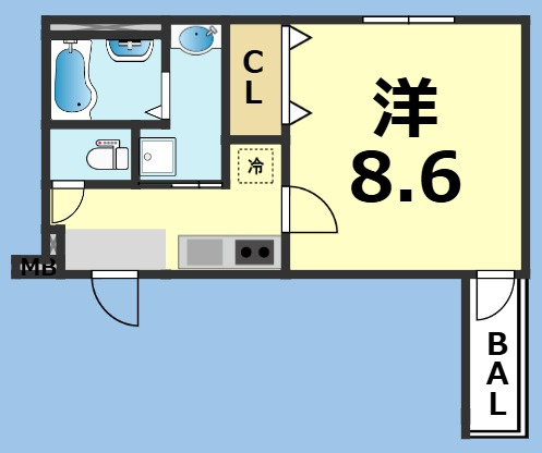 【間取り】 | フジパレス尼崎城南