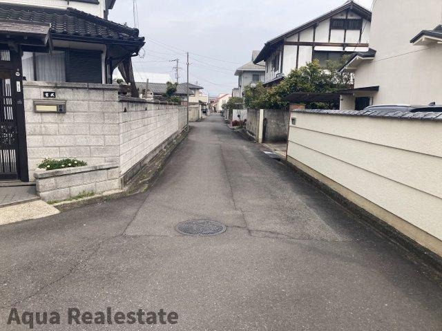 オール電化デザイナーズハウス高松市多肥上町建売⑬の前面道路含む現地写真|前面道路含む現地写真です
