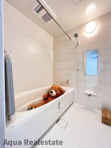 オール電化デザイナーズハウス高松市多肥上町建売⑬の浴室|日々の暮らしに欠かせないお風呂です　　※同仕様の施工事例です。