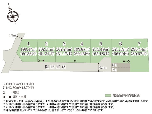 ワイウッドコート佐野市浅沼町第5期【建築条件付き売地】の画像
