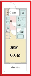 【間取り】 | ラドゥセールお花茶屋Ⅱ