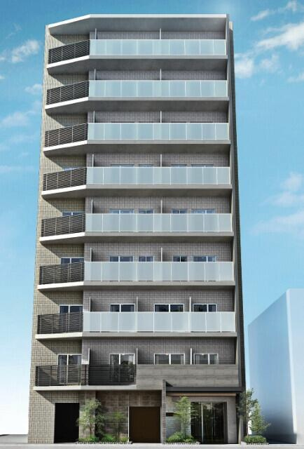 リヴシティ初台の外観パース|外観パースです
