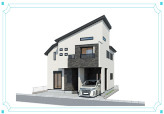 【外観パース】 | 江戸川区船堀2丁目新築戸建て