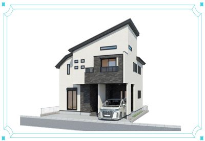 【外観パース】 | 江戸川区船堀2丁目新築戸建て