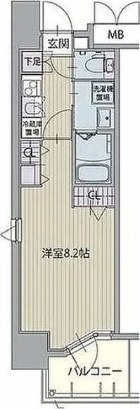 パルティール中村公園の間取り