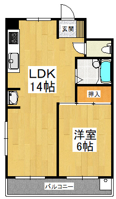 【間取り】 | みささぎコーポ