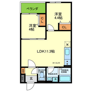 レジーナ本町の間取り