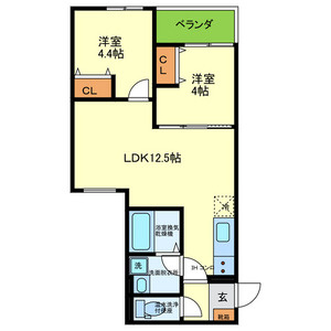 レジーナ本町の間取り