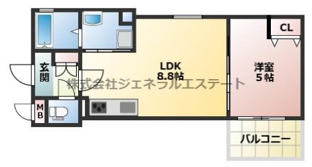 【間取り】 | CASA　CALMA上野口