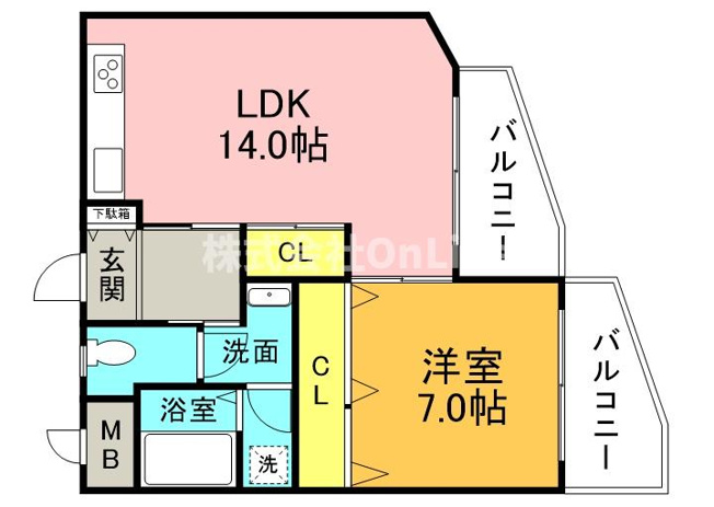 【間取り】 | アーク八戸ノ里