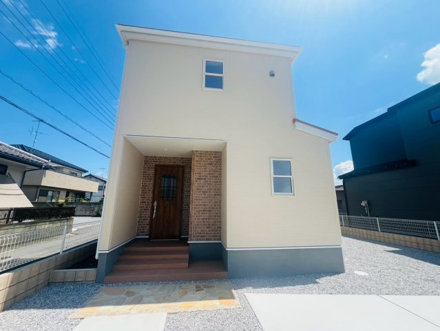【Livele Garden】　栃木市岩舟町静和　第５　全2邸の外観|〇１号棟　外観〇
全居室南向き！ウォークインクローゼット、パントリー付きの収納豊富な間取りです♪
2026年8月撮影