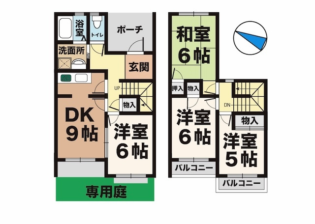 タウンハウス今寺Ⅰの間取り