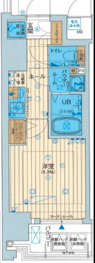 【間取り】 | ファーストフィオーレ神戸湊町