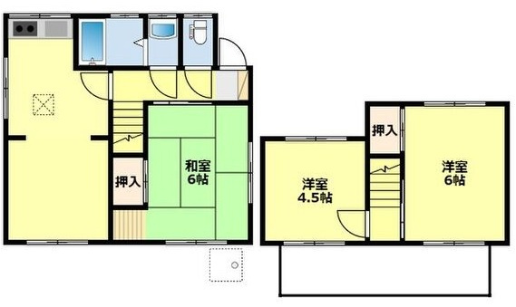 南区道全町戸建ての間取り