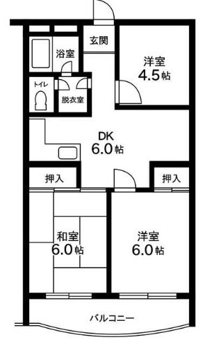 マロンパレスの間取り